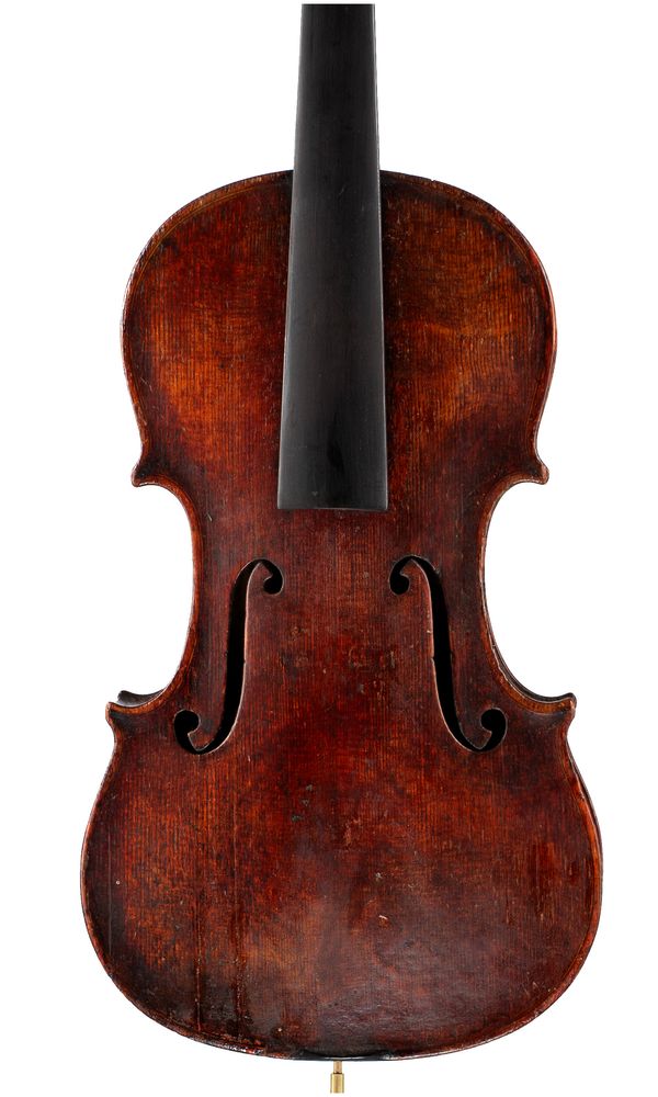 A violin, labelled Joseph Guarnerius, Cremonae, 1722