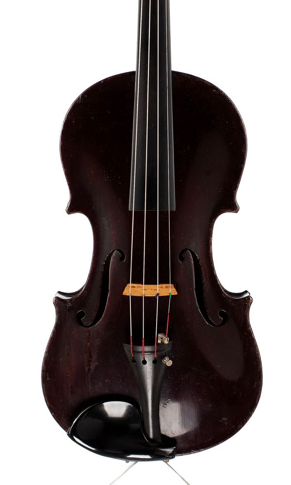 A violin, labelled J. Millhouse, Nottingham, 1893