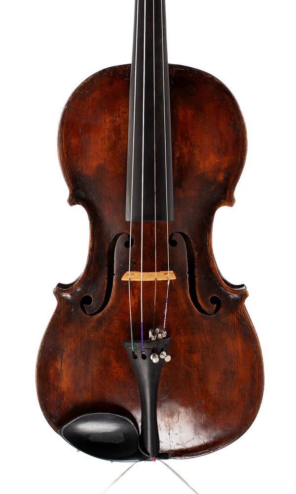 A violin, labelled Thomas Green Junr, Stoneycroft