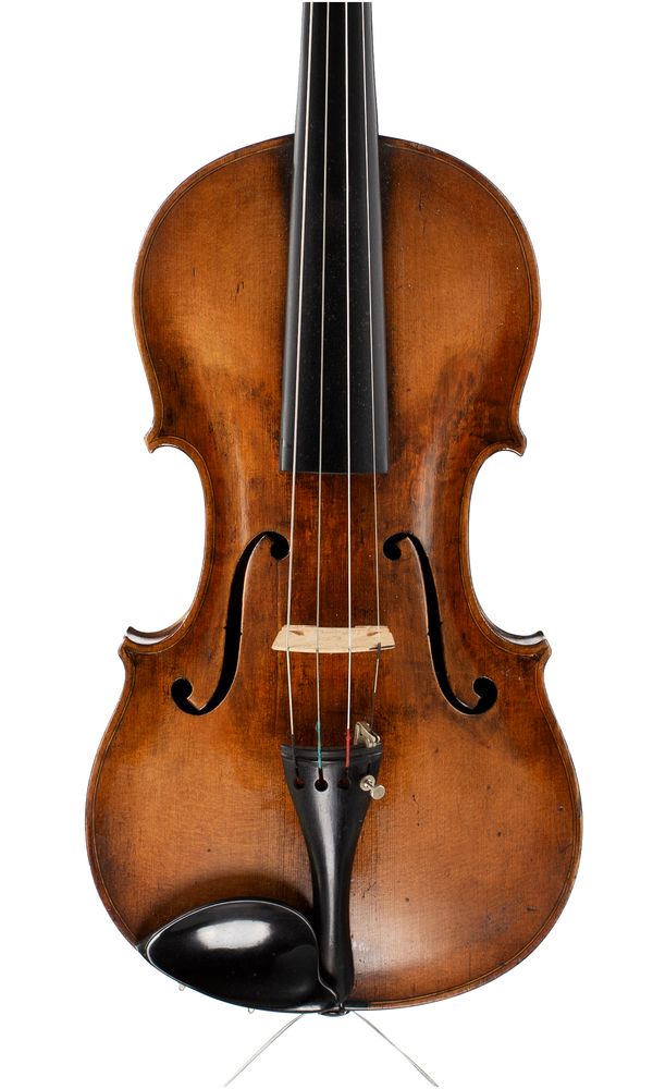 A violin, unlabelled circa 1900 over 100 years old