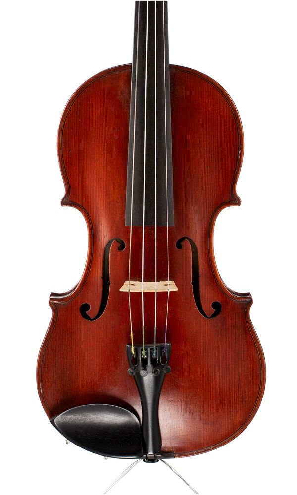 A violin, labelled Phyllis, Made by W. J. Lunn, Selkirk