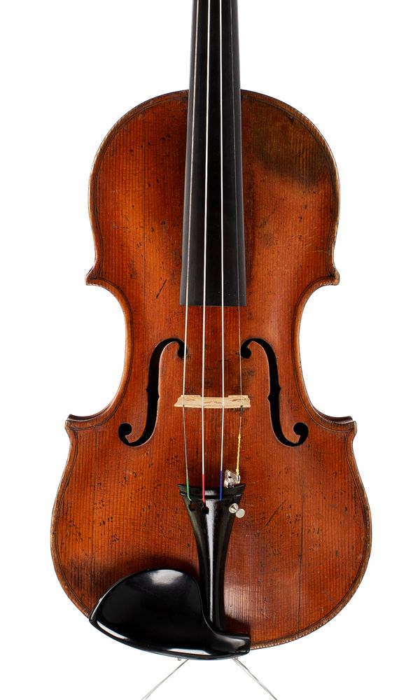 A violin, labelled Perry & Wilkinson, Dublin, 1827