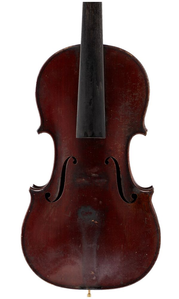 A violin, labelled George Lotte, Paris