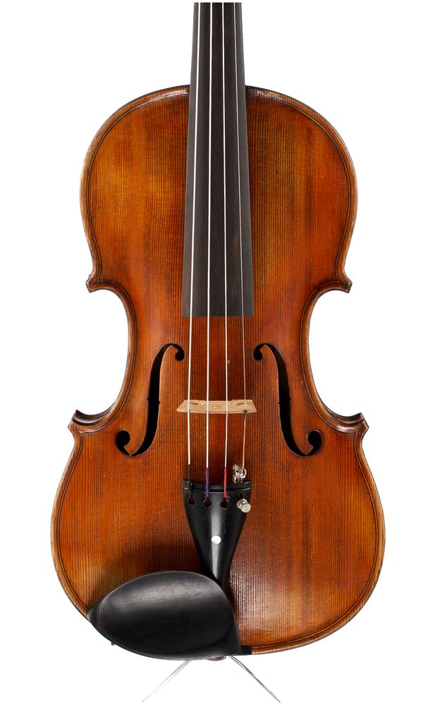 A violin, labelled Ch. F. Gandfils, Versailles, 1835
