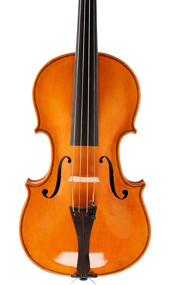 A violin, labelled Martin Hammond