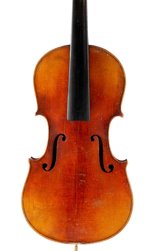 A violin, labelled Antonius & Hieronymous Fr. Amati