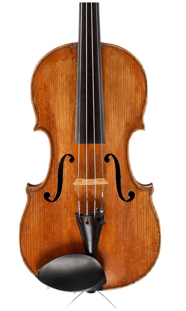 A violin, labelled Antonius Stradivarius...