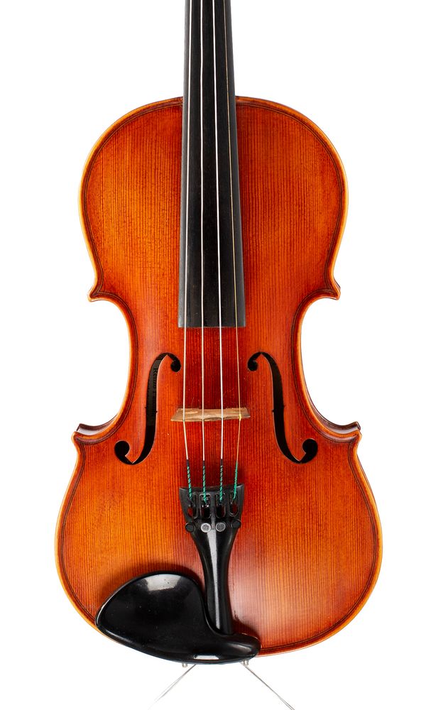 A contemporary violin, Eastern Europe, labelled Renzo Pasolini
