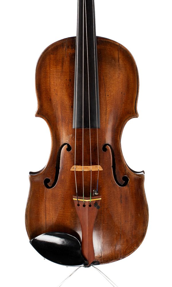 A violin, labelled Jean-Robert Chibon, Paris, 1757