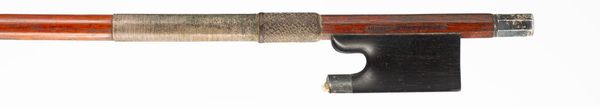 A silver-mounted violin bow, Workshop of Nürnberger, Germany, circa 1980