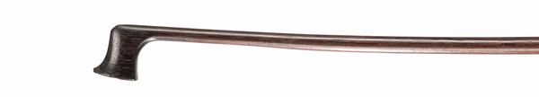 A bone-mounted violin bow, unbranded