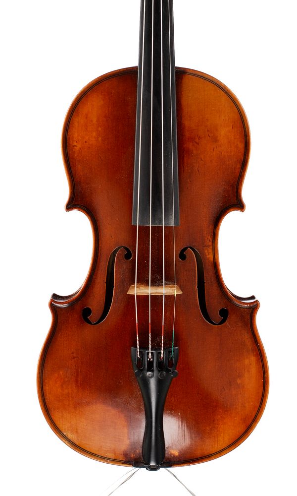 A violin, labelled Jean Baptiste Martinelli
