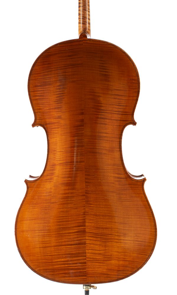 A cello, Workshop of Marc Laberte, Mirecourt, circa 1900 - back