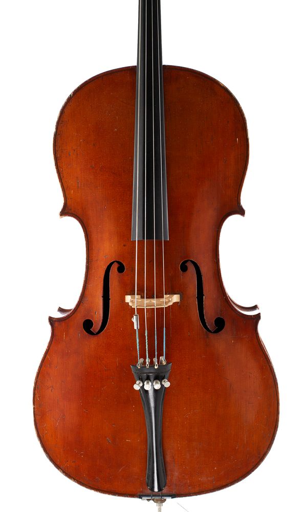 A cello, Mirecourt, circa 1910