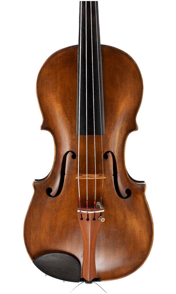 A violin, labelled Antonius Stradiuarius