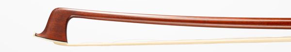 A silver-mounted violin bow, branded Maestro Archetier