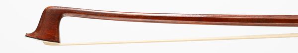 A silver-mounted violin bow branded H. R. Pfretzschner