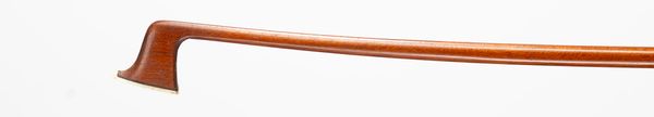 A nickel-mounted violin bow, branded ...massin a Paris