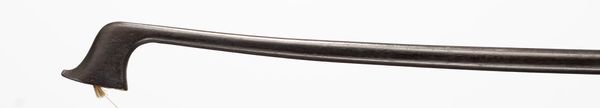 A bone-mounted violin bow, unbranded