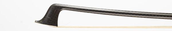 A nickel-mounted cello bow, unbranded