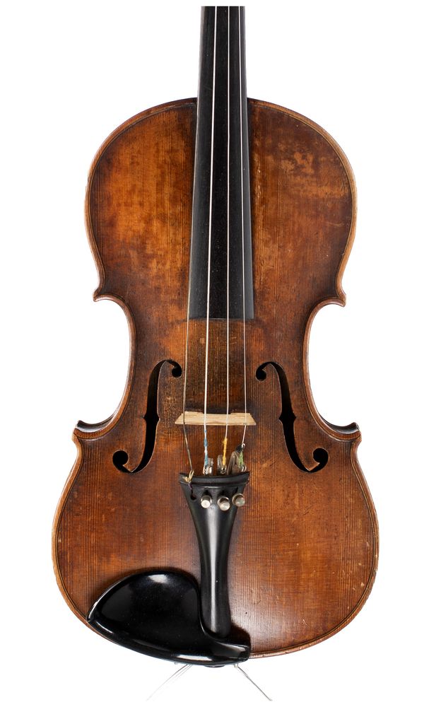 A violin, labelled Wolff Bros