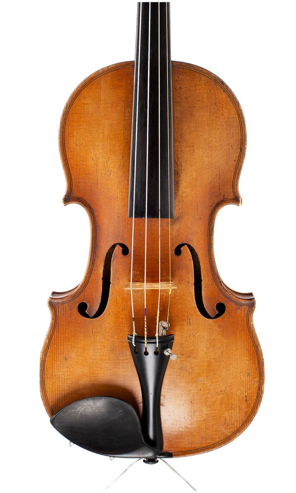 A violin, labelled Gosselin
