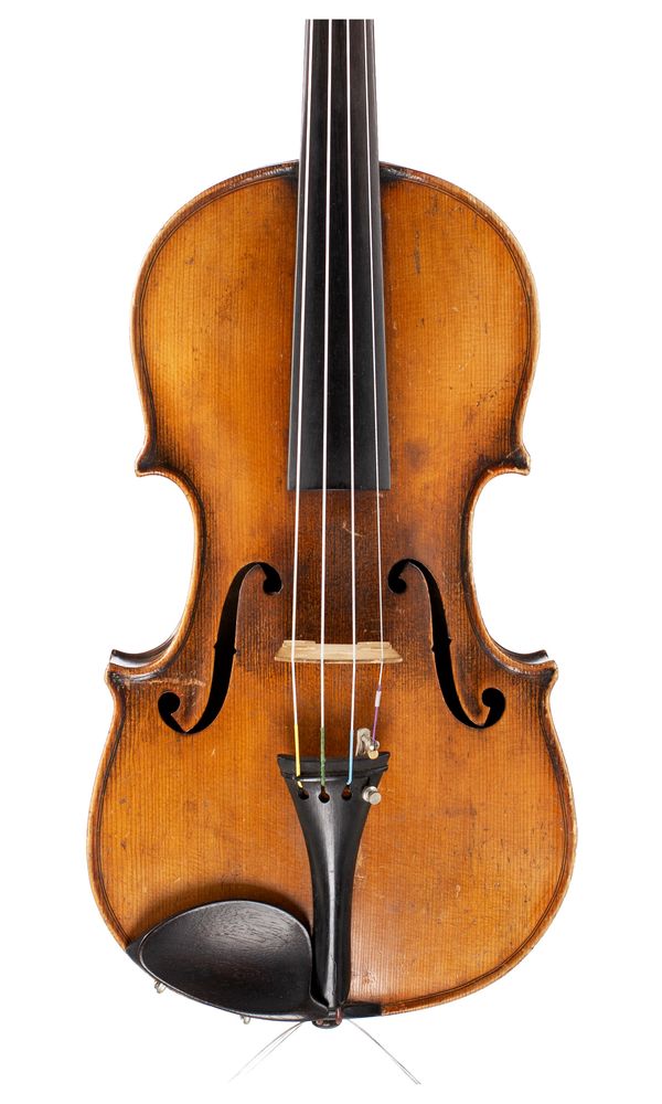 A 7/8 sized violin, unlabelled