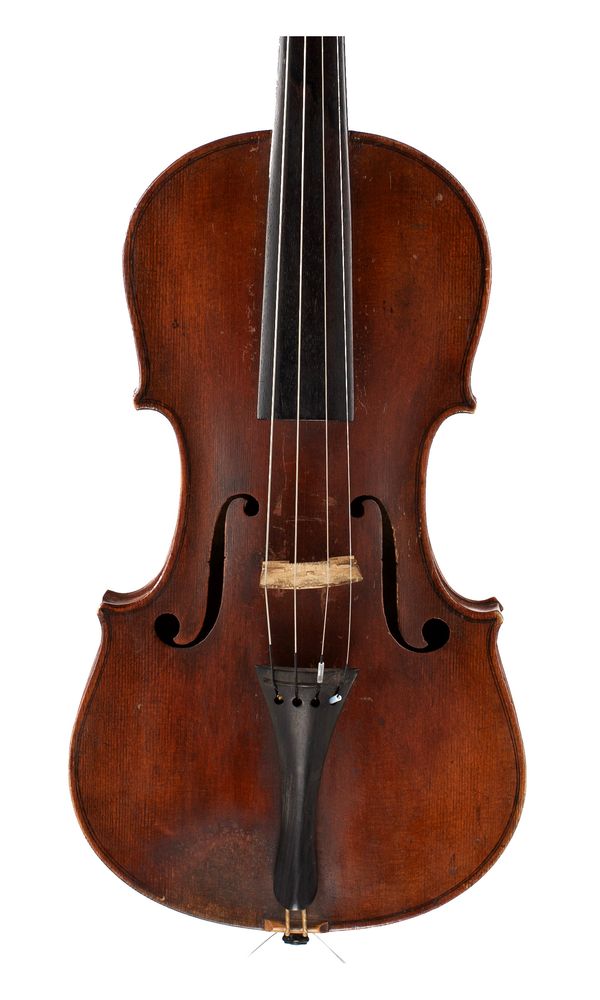 A violin by James McBain, Greenock, 1874