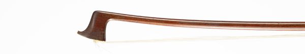 A silver-mounted violin bow, branded Dodd