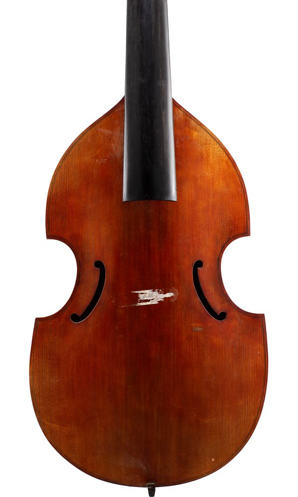 A seven string Bass Viol, unlabelled