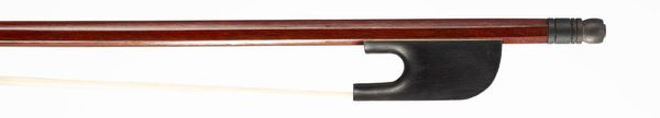 An ebony-mounted baroque violin bow, unbranded