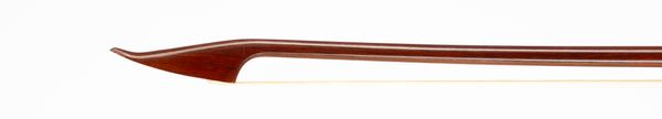 An ebony-mounted baroque violin bow, unbranded