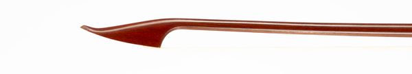 An ebony-mounted baroque violin bow, unbranded