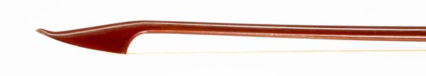 An ebony-mounted baroque violin bow, unbranded