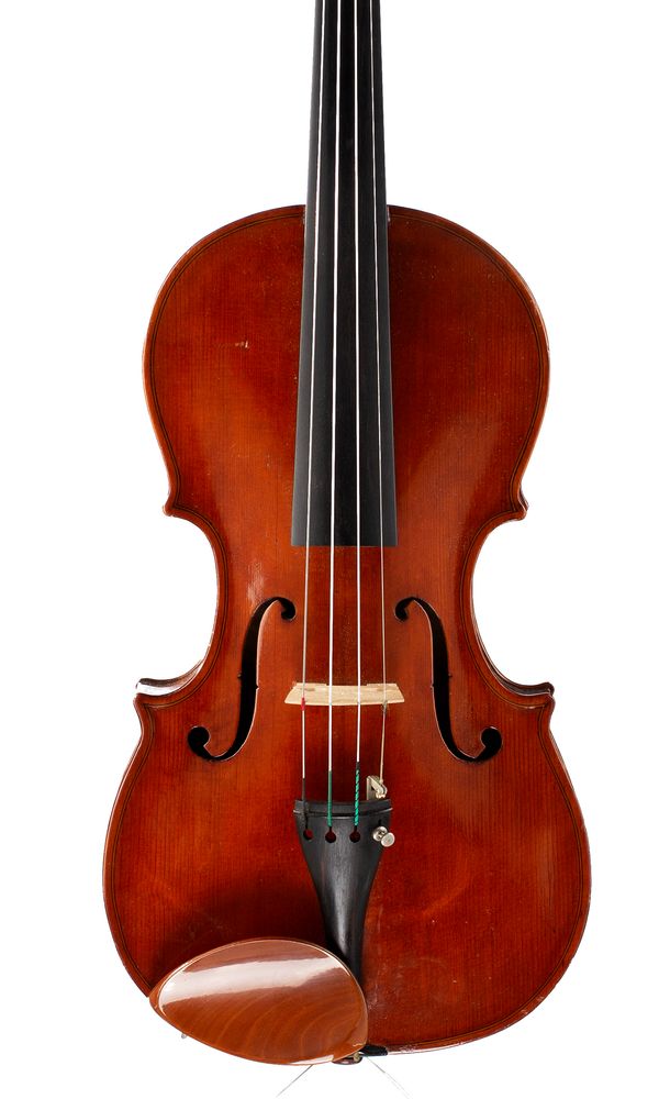 A violin by E. A. Burgess, 1885