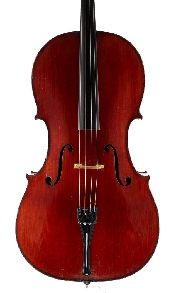 A cello, Workshop of Jérôme Thibouville-Lamy, Mirecourt, circa 1900