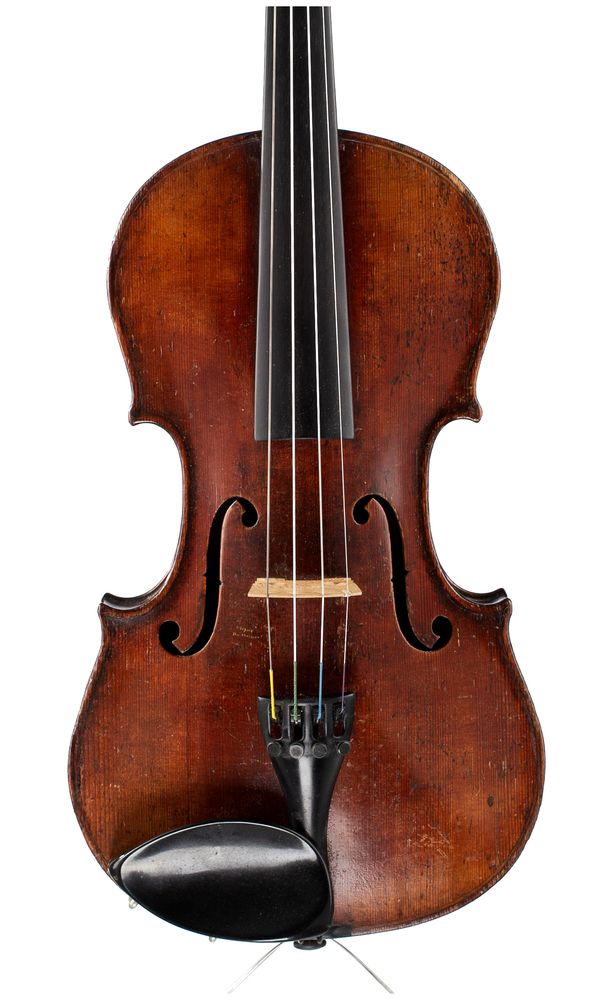 A violin, labelled Steiner