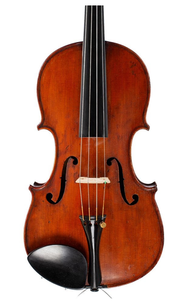 A violin, labelled The Paganini