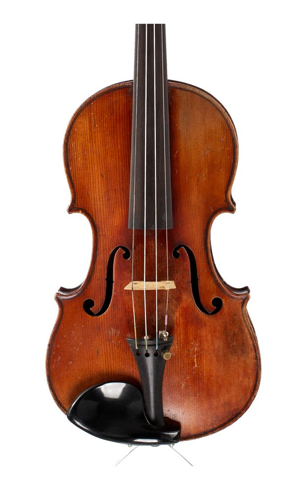 A three-quarter sized violin, labelled J. T. L.