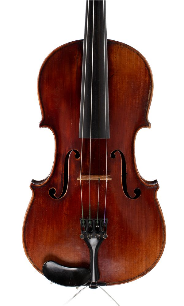 A violin, branded Lowendall's Imperial Violin