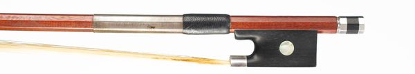A silver-mounted violin bow by Mark Yakoushkin, Oxford