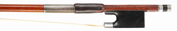 A silver-mounted violin bow, Workshop of Finkel, Switzerland, circa 1980