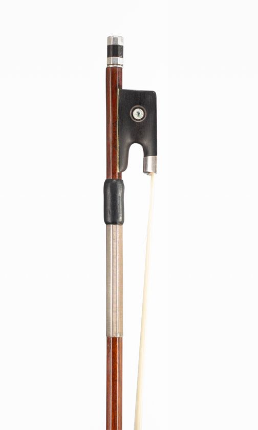 A silver-mounted violin bow by James Dodd, London, circa 1840