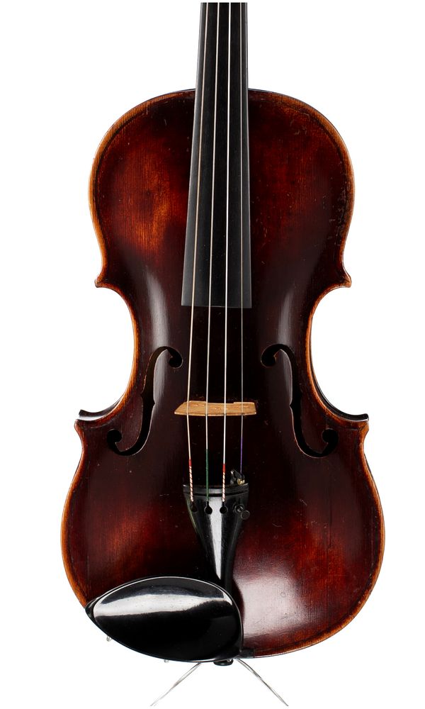 A violin, labelled Iginio Siega, Venedig, 1922