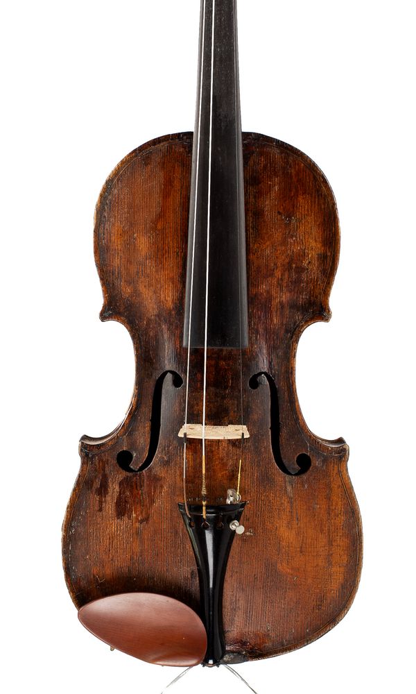 A violin, labelled Antonius Stradivarius...