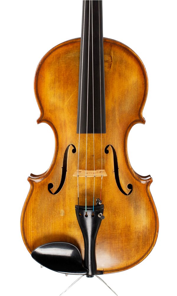 A violin, labelled Szep Erno, Debrecen, 1971