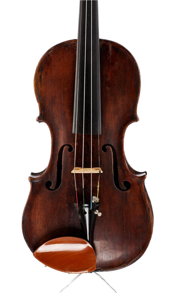 A violin, labelled Peter Wamsley, London, 17...