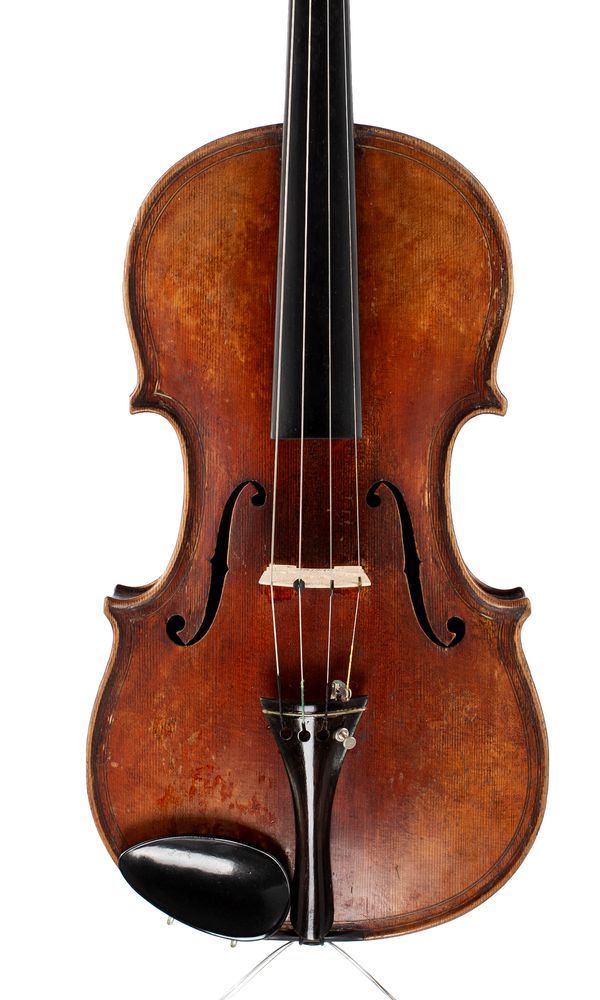 A violin, labelled Giovan Paolo Maggini, Brescia, 1690