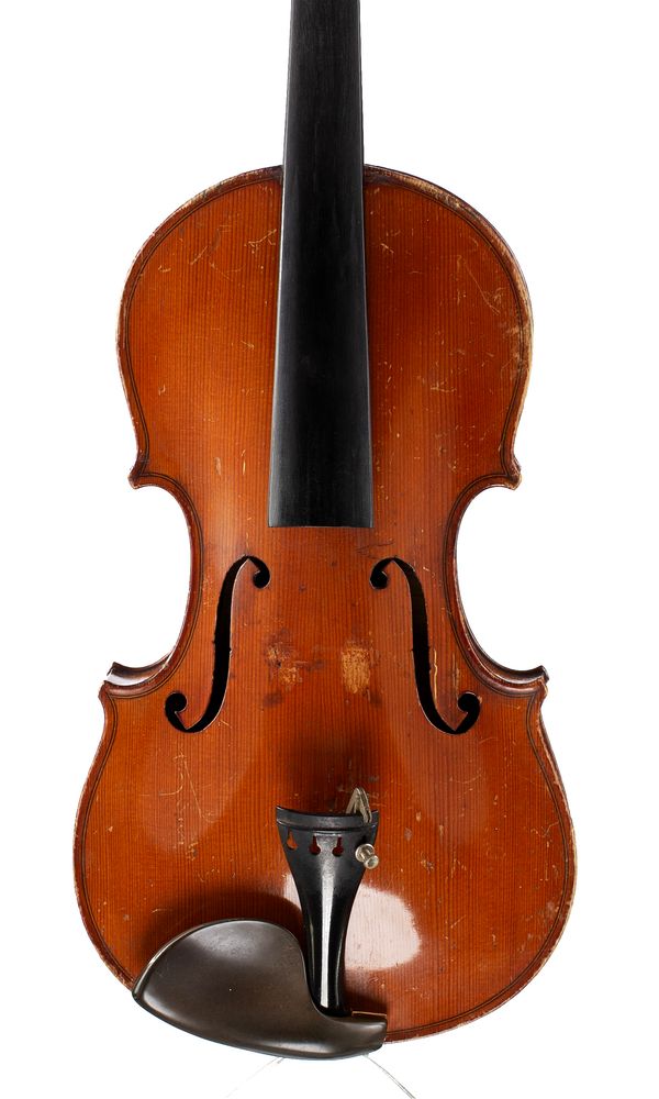 A violin, labelled J. B. Collin Mezin