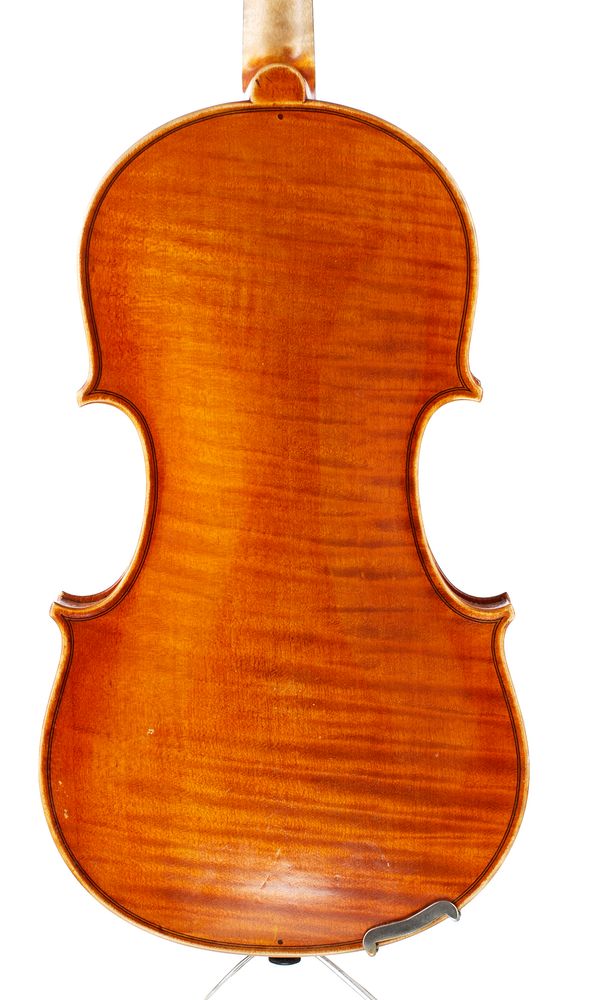 A violin by Riccardo Bergonzi, Cremona, 2002 - back